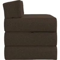 vidaXL Canapé-lit pliable Taupe 200 x 70 x 15 cm Tissu
