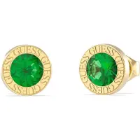 GUESS Color My Day boucles d'oreilles modernes en or plaqué JUBE02244JWYGEMT/U, (Acier inoxydable)