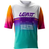 Leatt Gravity 4.0 Short Sleeve Jersey Multicolore XL Homme