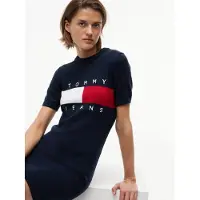 Tommy Hilfiger Dw0dw22853 Short Sleeve Short Dress Bleu XS Femme