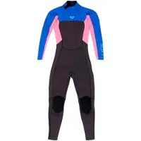 Roxy Prologue 4/3 Mm Junior Long Sleeve Back Zip Neoprene Suit Violet 12 Years Fille