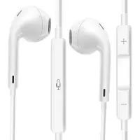 Avizar Mayaxess, écouteurs filaires USB-C avec micro pour Galaxy S25, blanc