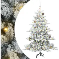 vidaXL Sapin de Noël Artificiel à Branches Articulées 150 cm PVC