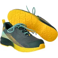 Mascot Chaussures de sécurité vert forêt/jaune soleil, taille 08 39 F1600-909-3477