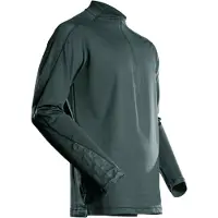Mascot Customized 22681 Half Zip Long Sleeve T-shirt Noir 4XL Homme