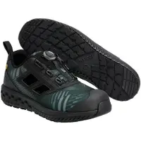 Mascot Sandale de sécurité S1PL "F0651-704" Footwear Customized - vert forêt/noir 0836