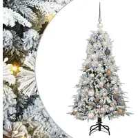 vidaXL Sapin de Noël Artificiel à Branches Articulées Vert 120 cm