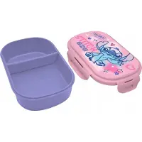 WMF Boîte à goûter LunchBox pour enfants, pour l'école, Lilo et Stitch / Ohana / ST00158
