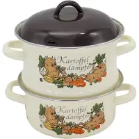 Kruger KARL KRÜGER Kartoffeldämpfer Emaille 16 cm 114982 4006776039721