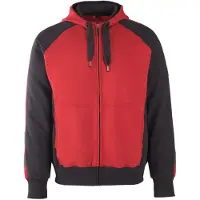 Mascot Unique 50566 Full Zip Sweatshirt Rouge M