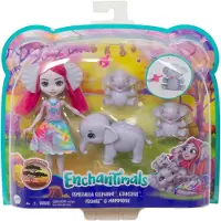 Enchantimals Esmeralda Famille d'éléphants