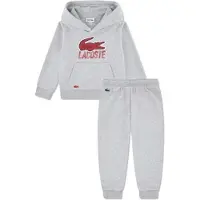 Lacoste Kids French Terry Long Sleeve Set Gris 7 Years Garçon