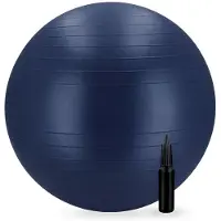 Spokey Ballon de gymnastique bleu 75 cm -