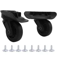 Gistuch 1 paire de roulettes pour valises, compatibles avec le modèle A52, accessoires de rechange universels Super Light Stumm