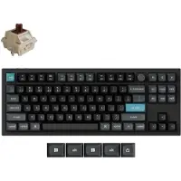 Keychron Q3 Ultra 8K, filaire et sans fil, Bluetooth, commutateur mécanique, QWERTY, LED RVB, noir