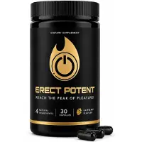 GLOBAL D LTD Erect Potent – Soutien de la vitalité et des performances masculines – 30 gélules