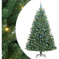 Syfax Sapin de Noël Artificiel à Branches Articulées Vert 210 cm