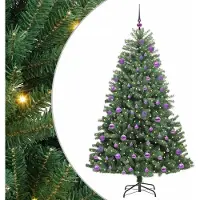 Syfax Sapin de Noël Artificiel à Branches Articulées Vert 210 cm