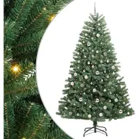 Syfax Sapin de Noël Artificiel à Branches Articulées Vert 210 cm