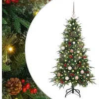 vidaXL Sapin de Noël Artificiel à Branches Articulées Vert 150 cm