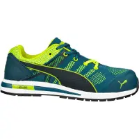 Puma 10010292236601 Herren S1P Sicherheitsschuhe "ELEVATE KNIT GREEN LOW" URBAN PROTECT blau Größe 43