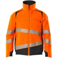 Mascot Veste d'hiver Hi-vis orange/noir-bleu, taille XS 19435-231-14010