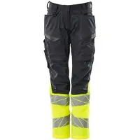 Mascot Accelerate Safe 19678 Work Pants Jaune 36 / 32 Femme