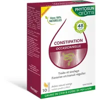 Phytosun Aroms - Constipation Occasionnelle - Arôme Naturel Orange - Sans Sucre - 10 Sachets Poudre pour Solution Buvable 10 pc(s) Sachet(S)