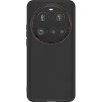 Mayaxess Coque pour Xiaomi 15 Ultra Silicone Souple Revêtement Fin Noir