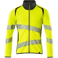 Mascot Accelerate Safe 19184 Full Zip Sweatshirt Jaune S Homme