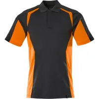Mascot Polo bleu noir/orange vif, taille XL 22083-771-01014