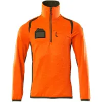 Mascot Accelerate Safe 19303 Half Zip Sweatshirt Orange 4XL Homme