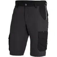 FHB Pantalon de travail court homme THEO "Twill 300" anthracite, noir taille 42 (42)