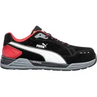 Puma Chaussures de sécurité Airtwist Black/Red Low conformes à la norme EN ISO 20345:2011 S3 ESD HRO SRC noir Taille 41