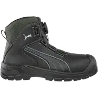 Puma Bottes de sécurité Cascades Disc mid S3 conformes à la norme EN ISO 20345:2022 S3 CI HI HRO SRC noir taille 46