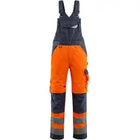 Mascot Safe Supreme 15569 Jumpsuit With Knee Pad Pockets Orange 52 / 76