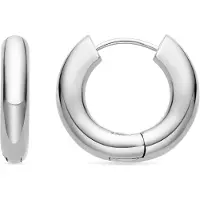 Luxenter Boucles d'oreilles 'Saura' argent