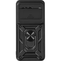 Mayaxess Coque pour Google Pixel 8 Bague Support Cache Caméra Coulissant Noir