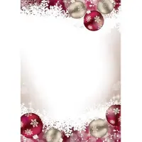 Sigel Papier à motifs de Noël Sigel DP041 gelé DIN A4 90 g-m² multicolore 100 feuille