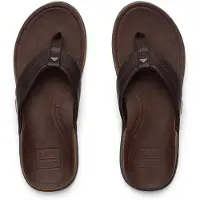 Reef Tongs OFFSHORE LEATHER hommes - Marron - 39