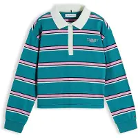 Tommy Hilfiger T-Shirt pétrole / rose / noir / blanc