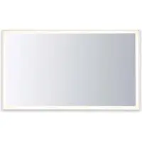 Duravit L-Cube Miroirs avec éclairage, angulaires, 1200x700x67mm, blanc aluminium mat, LC7383018180100