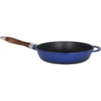Lava Poêle à frire - 28 cm - 2,8 litres - Fonte - Bleu