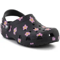 Crocs Classic Flower Clogs Noir EU 37-38 Enfants