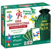 Wader Jeu sensoriel Tangram Pop Art Secret Pocket 42522