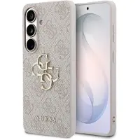 GUESS Coque 4G Metal Logo Backcover pour Samsung Galaxy S26 - Rose