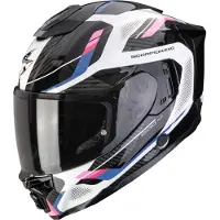 Scorpion Casque Exo-1500 Air Sleek, noir/blanc/rose, taille S (55/56)