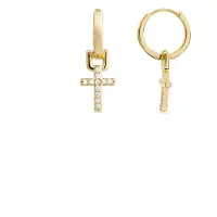 Luxenter Boucles d'oreilles 'Lizel' blanc