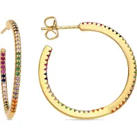 Luxenter Boucles d'oreilles 'Firmou' mélange de couleurs