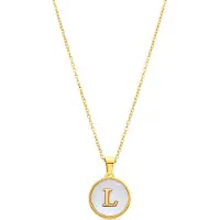 Luxenter Chaîne 'Alphabet' blanc